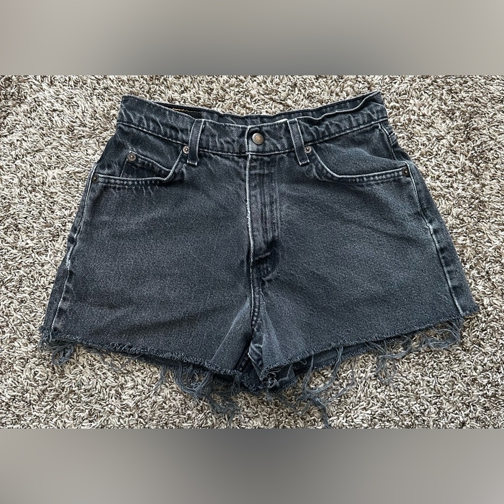 Levi Strauss & Co 565  Wide Leg 100% Cotton Jean Denim Shorts Women's Regular 27